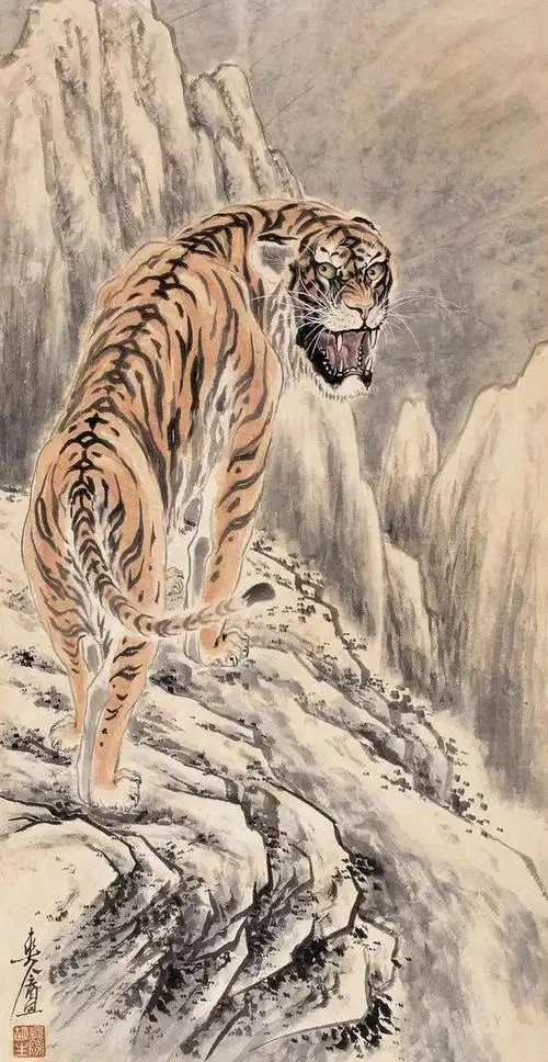 胡爽庵|被埋没的现代画虎大师(85幅)