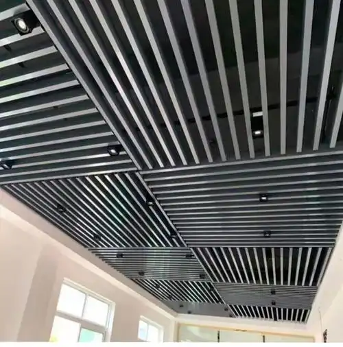 铝方通吊顶led灯商用cob斗胆灯方形木方通筒灯无边框格栅灯 方通50单