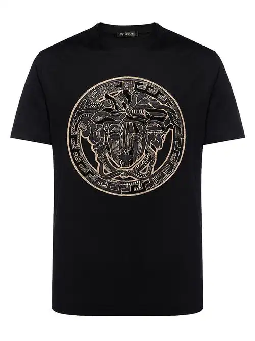 versace/范思哲 黑色男士t恤 短袖t恤【官方授权】