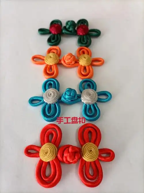 手工艺旗袍盘扣的配色和缝制编织方法分享