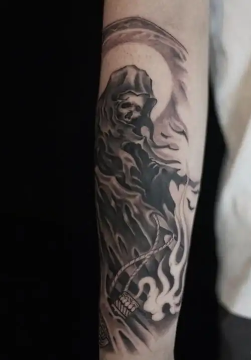 古希腊死神纹身3