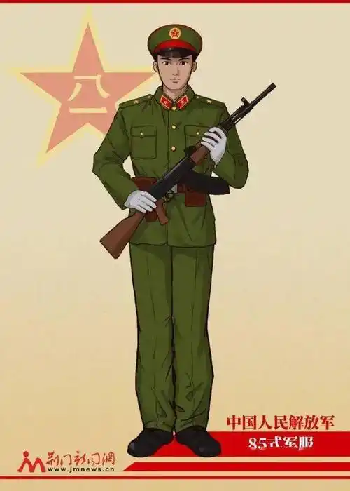 解放军陆军丛林迷彩作训服 夏常服图为"07式"中国人民解放军陆军数码