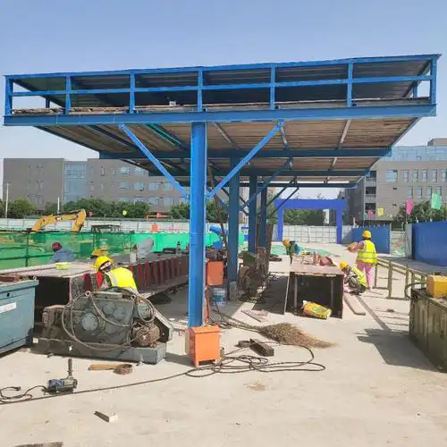 工地钢筋加工棚-建筑工地加工棚-钢筋加工棚恺洛-找商网