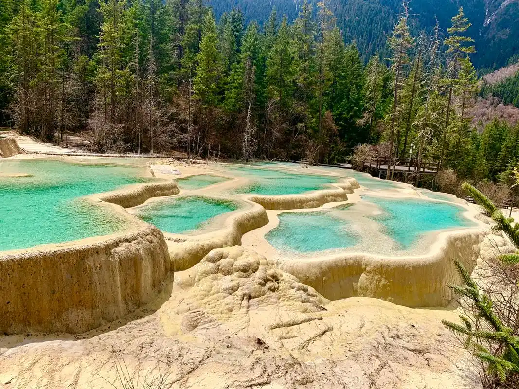 四川阿坝九寨沟神仙池景区-自驾游免费小众景美原生态休闲系列  神仙