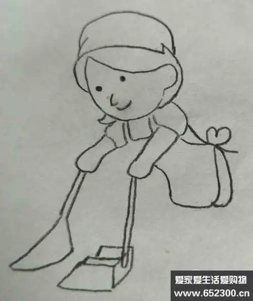简笔画帮妈妈做家务简笔画帮妈妈打扫卫生简笔画三年级妈妈打扫简笔画
