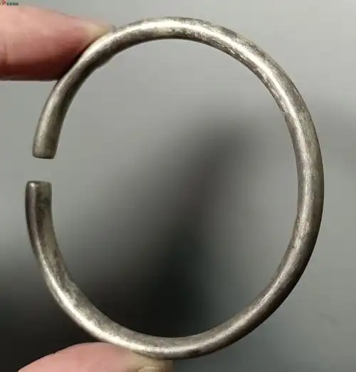 03民国实心银手镯