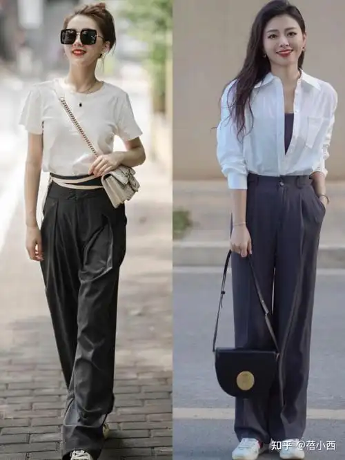 一.直筒裤的款式与搭配