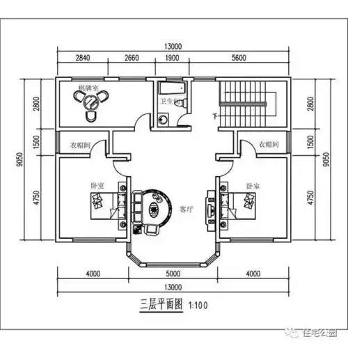微信公众号:住宅公园,450套乡村别墅图纸,建房预算施工技术展示.