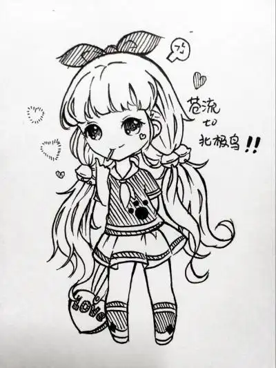 美美哒的简笔画花朵小教程简单易学美美的出游去yq-萌萌哒手绘简笔画