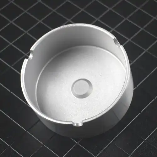 烟灰缸简约现代防风带盖家用迷你创意加厚铝合金时尚烟灰缸