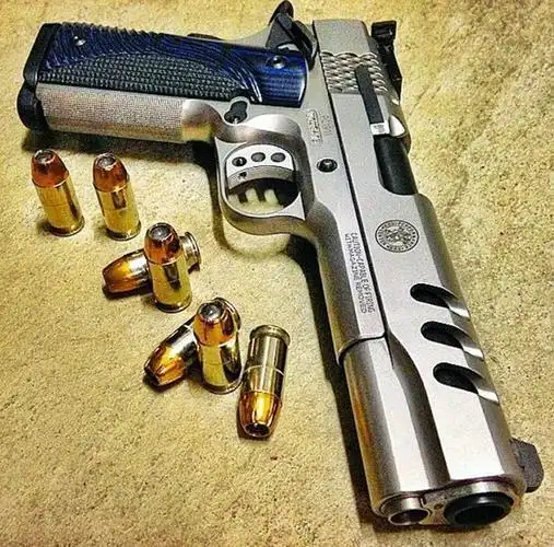 smith and wesson, 45acp, 1911, pistol, guns