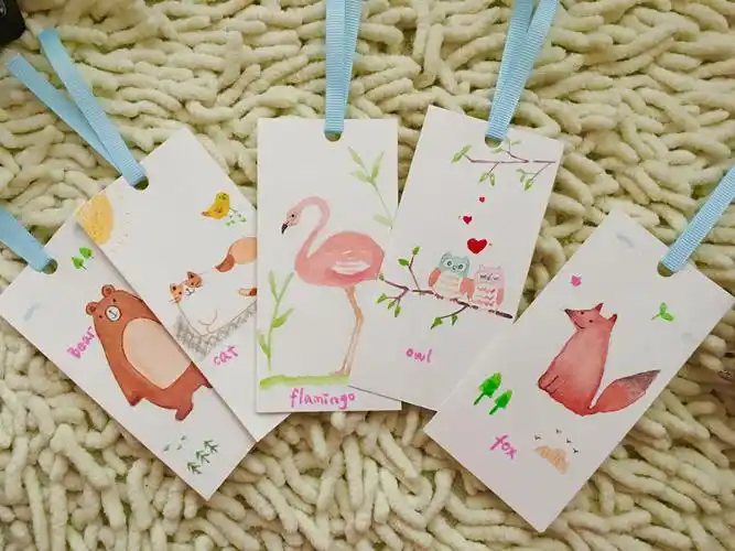 每日手绘*书签(小动物)