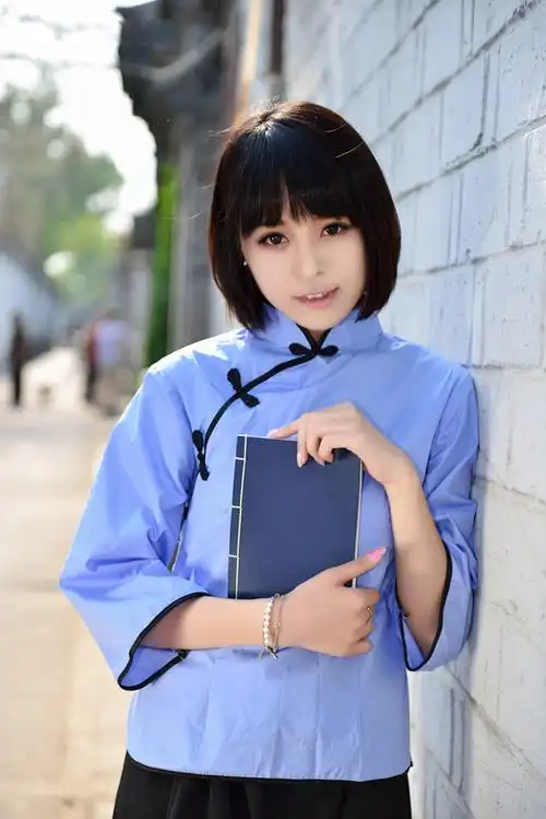 民国时尚旧时代的中国女学生装