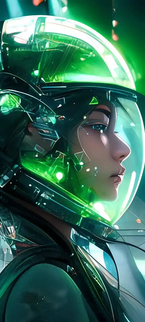 爱了爱了!未来科幻风少女机甲壁纸,免费原图下载!