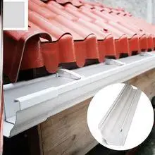 屋檐接雨沿天沟雨水槽阳光房别墅pvc天沟屋檐雨水槽檐沟排水槽厂