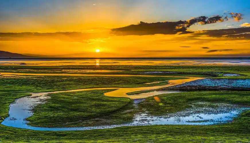 青海湖绘就人水和谐生态画卷