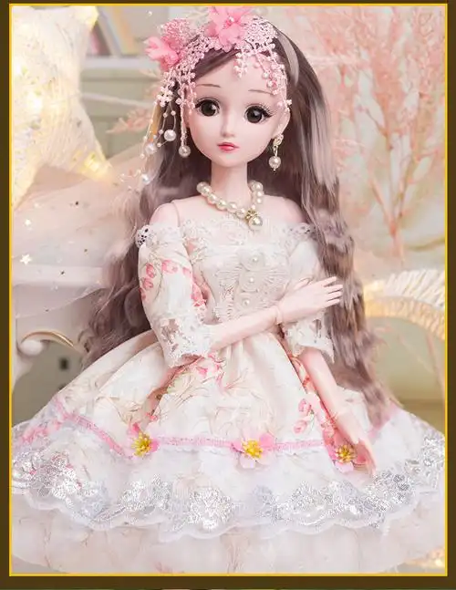 芭比娃娃全套艾莎爱莎公主玩偶女孩玩具礼盒芭比娃娃套装超大号生日