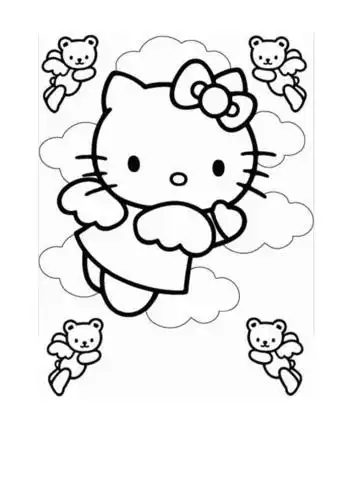 儿童涂色word打印版