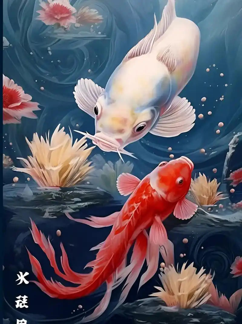 愿我们以后的日子,如鱼得水,好运连连,一池锦鲤网进四海,以鱼 - 抖音