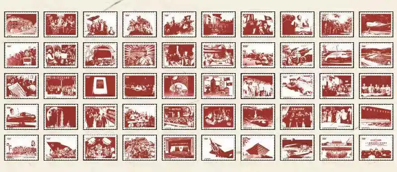 方寸之间学党史南昌航空大学学生百枚红色邮票文创致敬建党百年