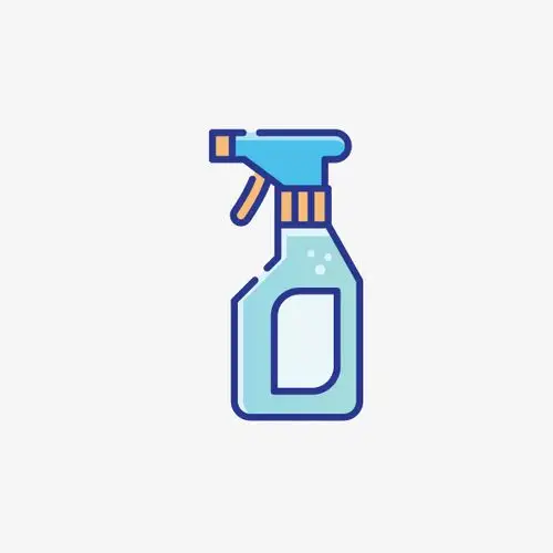 卡通手绘清洁工具元素