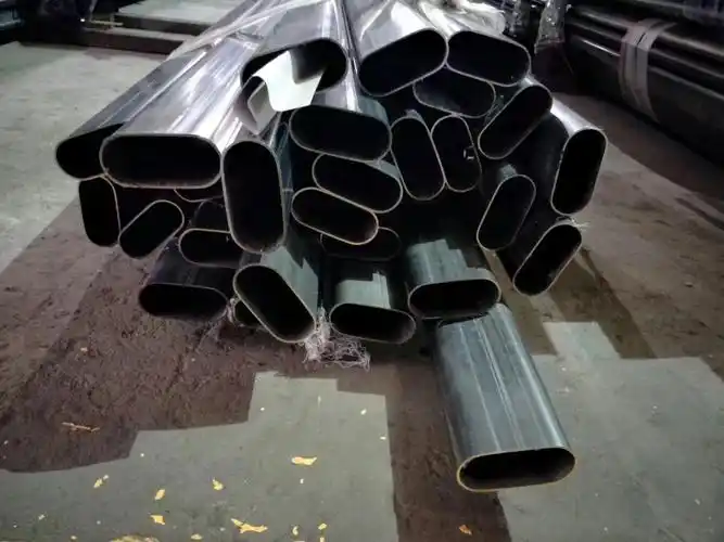 304不锈钢槽管201不锈钢凹槽异形方槽管夹玻璃双槽圆管椭圆凹槽管