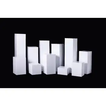 定制哑光烤漆方形木质展台展销台展示台展柜陈列柜货架站台工艺品