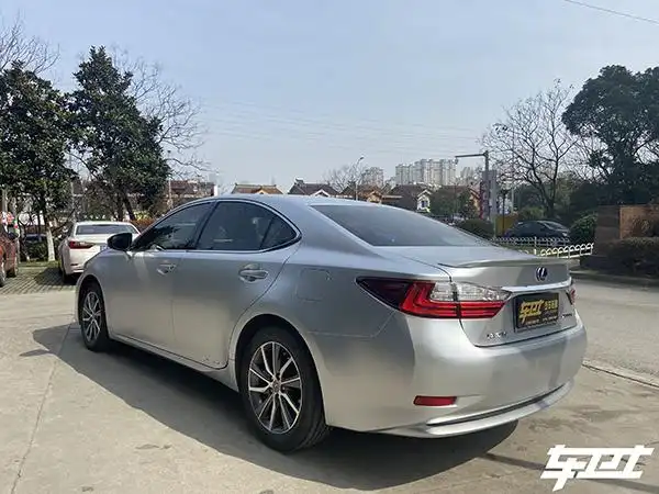 雷克萨斯es300h电光太空银改色膜案例