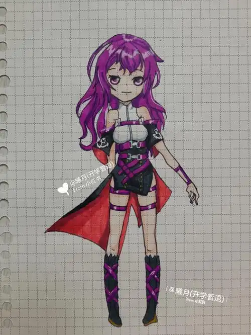 恐躲2恶魔猎手温琳莎时装手绘