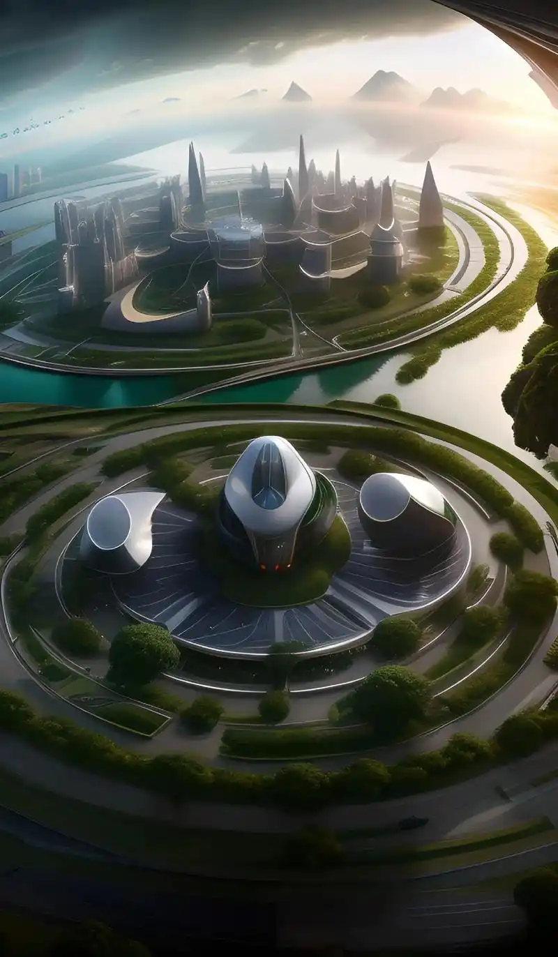 未来科技城市建筑发展景象#抖音图文热点来了 #图文掘金计划  - 抖音