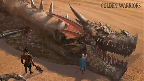 手绘龙与勇士高清电脑壁纸下载屠龙勇士龙手绘幻想