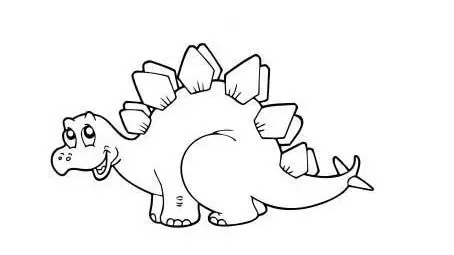 恐龙简笔画教程图解精选 恐龙简笔画