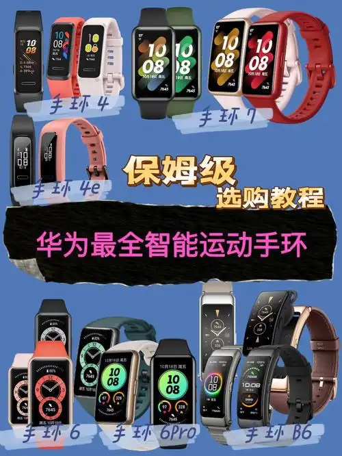 新手一看就会保姆级华为手环选购教程