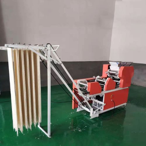 全自动爬杆挂面湿面干面大型加工厂饺子混沌叠皮一体机面条机商用