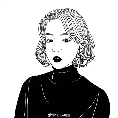 黑白平面构成作品