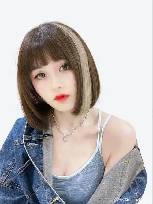 奇奇怪怪的发带染,竟然特别显白还洋气