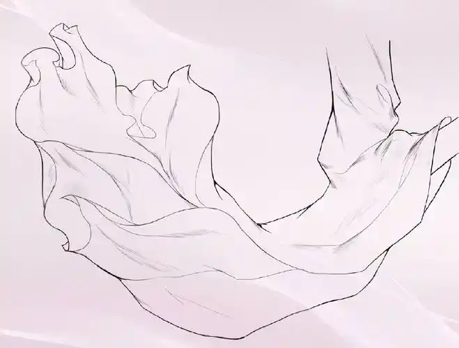 古风衣服褶皱怎么画教你画飘动透色的古风衣袖褶皱画法教程