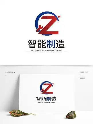 8智能制造logo设计智能制造logo设计0846协作机器人学抽象概念矢量图