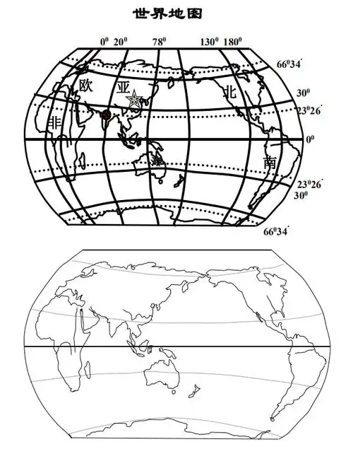 掌握世界资料内容领速世界地理空白地图1于所有选地理的高中生适用又