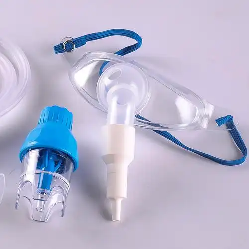 气切雾化面罩气管切开患者雾化湿化吸氧无菌面罩气切雾化器普通型em0