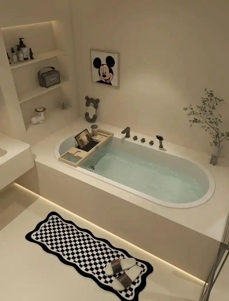 你是懂享受的浴室泡澡好舒服