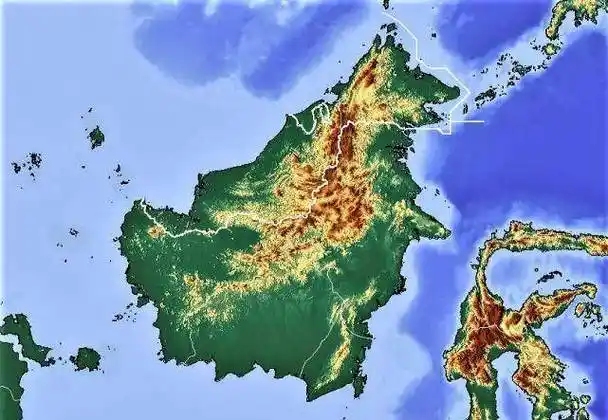 加里曼丹岛:世界唯一分属三国的岛屿_文莱_华人_中国