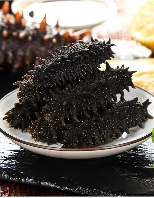 俄罗斯六排刺纯野生大红海参干货 淡干刺参9年参龄 15倍泡发率-烟台蓝