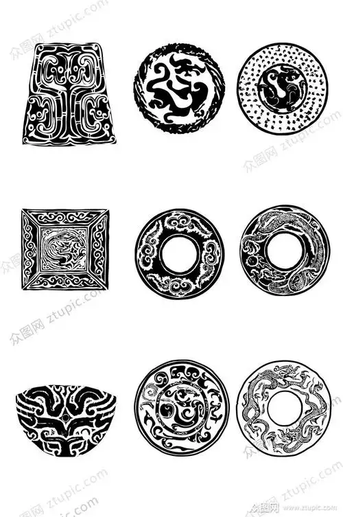 图腾民族花纹免抠元素