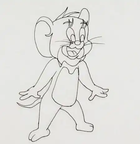 杰瑞简笔画一步一步画画(杰瑞简笔画 卡通图片)