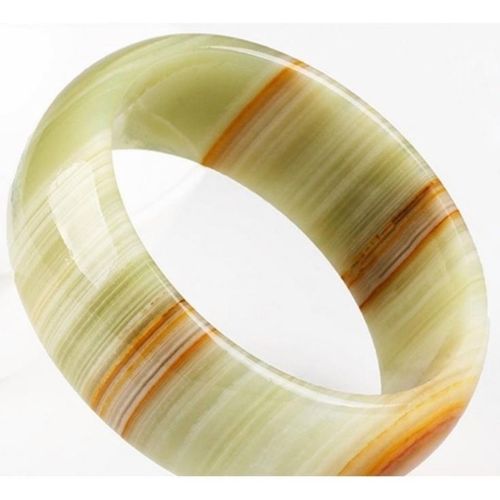 缠丝和田玉手镯新疆蓝田和田玉冰种蚕丝玉镯加宽玛瑙色玉手镯正品