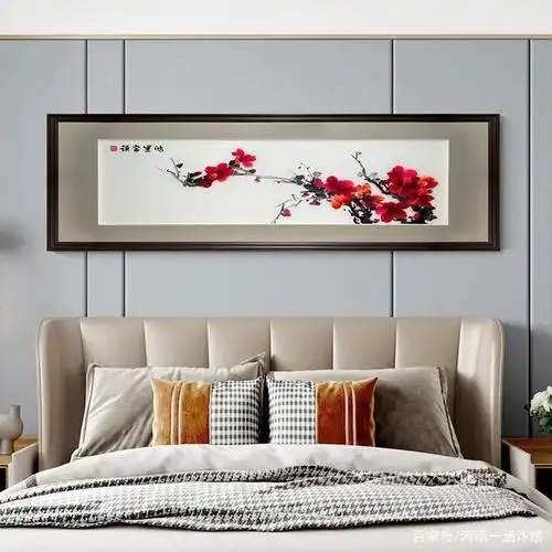 "床头挂三画,进福不寻路",卧室挂画这样选,是家业幸福的智慧