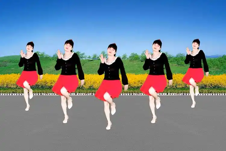 广场舞三月三歌声甜蜜蜜舞蹈美美哒健身又快乐