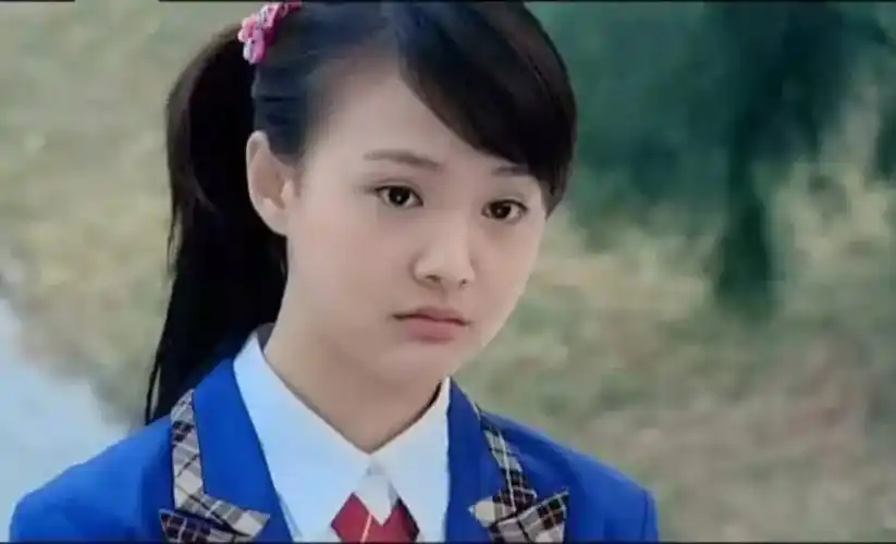 郑爽刚出道时的形象.