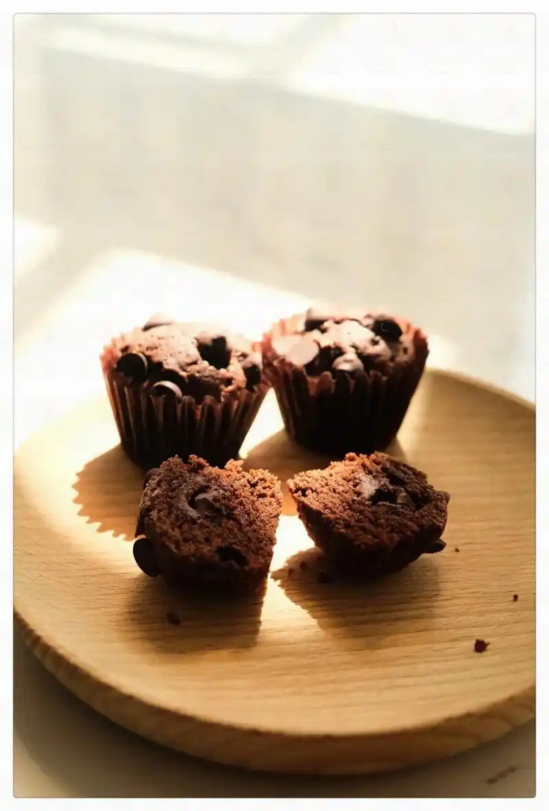 mini巧克力布朗尼丝滑浓郁的快手小甜点  新出炉的迷你版丝滑浓郁的